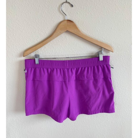 Fabletics Women's Shorts Purple Run Eloise Side Zipper Stretchy Pockets  Large - Picture 3 of 10